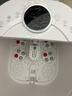 美的（Midea）泡腳桶加熱自動(dòng)按摩洗腳恒溫殺菌電動(dòng)養生洗腳盆足浴盆一體機泡小腿過(guò)膝可拆洗男士女士生日禮物 紫外線(xiàn)殺菌+活氧沖浪+360°太極按摩丨高配款 曬單實(shí)拍圖