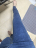 真維斯（JEANSWEST）牛仔褲女士2025冬季高腰顯瘦加絨褲女修身鉛筆小腳褲子深藍加絨27 曬單實(shí)拍圖