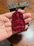 蒂詩(shī)菲頓（DISEFTON）朱砂項(xiàng)鏈高含量紫金砂生肖本命佛真品吊墜男本命年守護(hù)神掛件女 生肖【龍/蛇】-普賢菩薩 曬單實(shí)拍圖