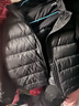 迷你巴拉【防水透濕】男女童保暖連帽三防保暖兒童羽絨外套2025年秋冬新款 黑色90001 【灰鴨絨-1000+潔凈度】 130 【充絨量52.6g】 曬單實(shí)拍圖