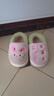 豬爸爸兒童棉拖鞋秋冬季包跟男童新款家居室內防滑保暖女童寶寶棉鞋粉19 曬單實(shí)拍圖