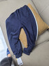 巴帝巴帝春秋款嬰幼兒男童衛褲束腳長(cháng)褲運動(dòng)休閑寬松褲子 寶藍藝術(shù)字母120 曬單實(shí)拍圖