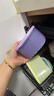 特百惠（Tupperware）微波層疊小方盒800m微波加熱學(xué)生便攜疊放大容量冷藏塑料保鮮飯盒 飯盒（柔糖粉+紫）800ml+便攜袋 曬單實(shí)拍圖