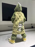 兒童睡衣男童睡袍冬季三層夾棉加絨加厚珊瑚絨柯南小孩套裝家居服 YX8804柯南三層夾棉套 0度左右穿 140 大童S碼身高140-150cm90斤內 曬單實(shí)拍圖