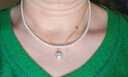 GiO珠寶 GUILD歐若拉極光淡水珍珠項鏈小米珠18K金年輕款送老婆 曬單實(shí)拍圖