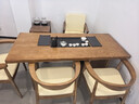 利索（LISUO）實(shí)木茶桌茶臺一體桌新中式輕奢高級洽談茶桌會(huì )客桌椅 爆1.6總統 曬單實(shí)拍圖