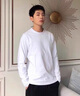 羅蒙（ROMON）白色長(cháng)袖t恤男士春秋季薄款棉打底衫休閑衛衣圓領(lǐng)秋衣男小衫土 5501 白色 165 建議110-120斤 曬單實(shí)拍圖