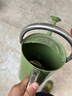 沃施（WORTH）澆水壺長(cháng)嘴壺噴灑壺園藝家用加厚多肉澆花壺不銹鋼把手澆水神器 4.5L花灑壺綠色 曬單實(shí)拍圖