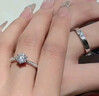 智宙情侶對戒仿真莫桑結婚假鉆戒婚禮道具情侶戒指開(kāi)口可調節求婚儀式 【情侶對戒可調節*盒子】 曬單實(shí)拍圖
