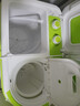 小鴨迷你雙桶洗衣機家用小型雙缸半自動(dòng)嬰兒童洗脫兩用 3.5公斤綠加厚款【藍光功能+加厚材質(zhì)+洗脫兩用】 曬單實(shí)拍圖