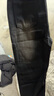 衣然呈品加絨牛仔褲男春秋季新款美式高街休閑寬松直筒修身微喇加厚褲子男 黑色常規 M【建議95-110斤】 曬單實(shí)拍圖