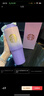 星巴克杯子多彩夏日系列冰霸杯大容量吸管杯巨無(wú)霸保溫杯保冷杯便攜水杯 820ml漸變紫雙飲口保溫杯 曬單實(shí)拍圖
