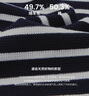 納維凱爾明星同款意大利小帆船男25款半開(kāi)領(lǐng)針織衫條紋休閑毛衣1344045502 曬單實(shí)拍圖