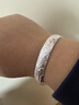 臻匯銀999足銀手鐲女花開(kāi)富貴開(kāi)口時(shí)尚首飾生日禮物送媽媽長(cháng)輩婆婆 曬單實(shí)拍圖
