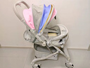 圣斯威爾嬰兒車(chē)推車(chē)可坐可躺寶寶嬰幼兒輕便方便一鍵折疊雙向手推車(chē) 曜石黑【360°換向抗菌除螨座】 【加厚鋁合金】 曬單實(shí)拍圖