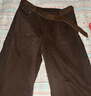 ELLE KIDS童裝秋季女童休閑褲復古時(shí)髦可露麗棕咖色百搭寬松直筒牛仔長(cháng)褲 曬單實(shí)拍圖