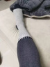 KINGXIAOJING艾草護小腿保護套保暖護腳踝老寒腿腳腕防寒運動(dòng)男女襪套加絨冬季 【防寒保暖 高彈舒適】中灰 M[適合80-120斤] 曬單實(shí)拍圖