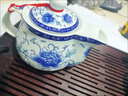 陶瓷茶壺大號單壺帶過(guò)濾網(wǎng)泡茶壺景德鎮品茗杯青花瓷功夫家用茶具 500ml 曬單實(shí)拍圖