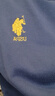 U.S. POLO ASSN.衛衣男秋季圓領(lǐng)潮流寬松長(cháng)袖T恤男士休閑上衣男裝 藏藍色 L  曬單實(shí)拍圖