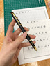 PWDDH德國高端手工打磨彎尖美工鋼筆學(xué)生書(shū)法練字專(zhuān)用硬筆書(shū)法筆美工筆自帶筆鋒的筆 曜石黑+2筆尖+50只墨囊+墨水一瓶 0.7mm 曬單實(shí)拍圖