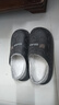 防水棉拖鞋女士秋冬季外穿防滑2024新款室內家居全包跟厚底棉鞋男 黑色 38-39 標準碼 曬單實(shí)拍圖
