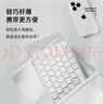 夢(mèng)族（Mengzu）無(wú)線(xiàn)藍牙鍵盤(pán)鼠標套裝蘋(píng)果ipad平板筆記本mac通用小尺寸靜音辦公專(zhuān)用便攜充電雙模充電 銀白色-78鍵【雙藍牙/無(wú)線(xiàn)2.4G/】鍵鼠套裝 曬單實(shí)拍圖