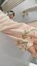 貓人月子服純棉孕婦睡衣女士春秋季長(cháng)袖長(cháng)褲懷孕期產(chǎn)后哺乳家居服套裝 06-經(jīng)典小花【隱藏哺乳 和服領(lǐng)】 XL 【建議體重120-140斤】 曬單實(shí)拍圖
