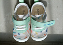 托姆貝克男寶寶學(xué)步鞋網(wǎng)鞋嬰兒鞋春秋薄款軟底防滑0一1-2歲女童 月藍17 曬單實(shí)拍圖