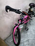 津馳遠兒童自行車(chē)6-10-15歲碟剎中大童山地男女孩學(xué)生單車(chē)一體輪腳踏車(chē) 車(chē)燈款|粉色+單速+雙碟剎+輻條輪 18寸【身高115-140cm】約6-10歲 曬單實(shí)拍圖