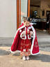 玫初莎馬面裙女童拜年服秋冬款兒童古裝漢服冬季女孩中國風(fēng)加絨加厚唐裝 紅色+毛領(lǐng)【贈扇子+發(fā)夾+辮子+眉心貼】 120 【建議身高115cm左右】 曬單實(shí)拍圖