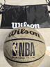 Wilson威爾勝NBA絕塵系列ENCORE PLUS防塵皮革暗紋配色成人比賽7號籃球 曬單實(shí)拍圖