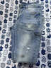 ANDSEEYOU品牌牛仔褲男士2025夏季新款淺色破洞薄款修身小腳彈力休閑男褲子 淺藍色 30 碼 2尺3 曬單實(shí)拍圖