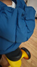 威爾貝魯（WELLBER）男女兒童羽絨服加厚棉服外套寶寶白鴨絨面包服25冬新款松石藍100 曬單實(shí)拍圖
