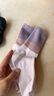 棉奇熊襪子兒童女春秋薄款棉質(zhì)長(cháng)筒棉襪女童純色長(cháng)襪中筒青少年秋款3-5 曬單實(shí)拍圖
