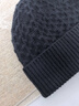 絲界雙層加厚100%純羊絨針織帽子百搭男女同款大頭圍包頭護耳堆堆冷帽 曬單實(shí)拍圖
