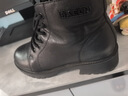 天美意馬丁靴商場(chǎng)同款女靴新款 黑色 36 曬單實(shí)拍圖