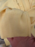 UR2025秋季新款女裝休閑撞色拼接領(lǐng)口紐扣針織開(kāi)衫UYY950080+ 淺黃色 L 曬單實(shí)拍圖