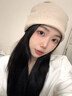 俞兆林套頭帽女秋冬2025新款保暖包頭帽月子帽冷帽大頭圍針織毛線(xiàn)堆堆帽 米色 均碼(55-59cm) 曬單實(shí)拍圖