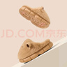 利達妮（TZLDN）卡皮巴拉兒童棉拖鞋女童6-12歲冬季室內家用保暖加絨可愛(ài)拖鞋男孩 曬單實(shí)拍圖