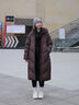 波司登25羽絨服女士冬季90絨加厚連帽寬松超長(cháng)款休閑百搭保暖外套 曬單實(shí)拍圖