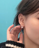 紀詩(shī)哲（GIEVSZHE）輕奢簡(jiǎn)約小巧精致耳釘女百搭耳扣氣質(zhì)時(shí)尚耳環(huán)耳飾情人節生日禮物 璀璨耳飾【玫瑰金色】 免費刻字/代寫(xiě)賀卡-精品禮盒 曬單實(shí)拍圖