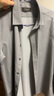 雅戈爾（YOUNGOR）【蓄熱升溫】2025秋冬新品商務(wù)休閑抗菌易打理長(cháng)袖襯衫男 灰色 39 曬單實(shí)拍圖