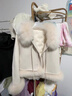 勤記皮草女新款2025狐貍毛羽絨服鵝絨狐貍毛皮草外套女短款海寧冬季新 米白色 M[90-110斤] 均碼 曬單實(shí)拍圖