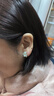 Jay仿貓眼石四葉草耳釘女耳飾耳環(huán)耳夾無(wú)耳洞新年禮物送女友 耳夾 曬單實(shí)拍圖