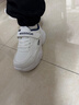 回力（Warrior）男童鞋春秋款魔術(shù)貼輕便軟底兒童運動(dòng)鞋WZ-1103 白/藍30 曬單實(shí)拍圖