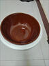 蘭圣佳和面盆老式陶瓷加厚大號曬醬專(zhuān)用盆廚房揉面蒸饅頭包子盆紅色棕色 高品質(zhì)瓷盆42cm厚沿 曬單實(shí)拍圖