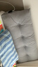 南極人（Nanjiren）床頭軟包靠背靠墊靠枕床上腰背大靠背腰靠趴趴枕榻榻米護腰 淺灰色-玉米絨 長(cháng)120*高50*厚20cm 曬單實(shí)拍圖