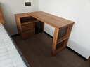 源氏木語(yǔ)實(shí)木轉角書(shū)桌小戶(hù)型書(shū)房組合書(shū)桌橡木簡(jiǎn)約帶下柜辦公桌 1.2米轉角書(shū)桌（120*50*75cm） 曬單實(shí)拍圖