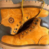 駱駝（CAMEL）馬丁靴男王俊凱同款工裝大黃靴女冬季穿搭通勤金甲戶(hù)外徒步登山鞋 G15W136025 沙漠黃-男 41 曬單實(shí)拍圖