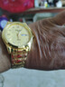 (0.01)2025新款手表男士防水夜光腕表雙日歷鑲鉆非機械石英表 OR980全金男款金面 曬單實(shí)拍圖